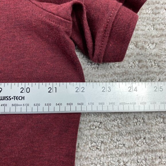 Calvin Klein Polo Shirt Men Large L Burgundy Casual Preppy Designer 100% Cotton - Picture 6 of 7